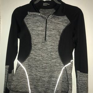 ZELLA, reflective 3/4 zip, athletic top